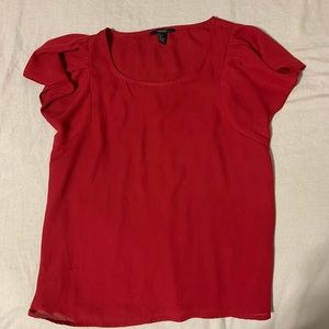 Red blouse